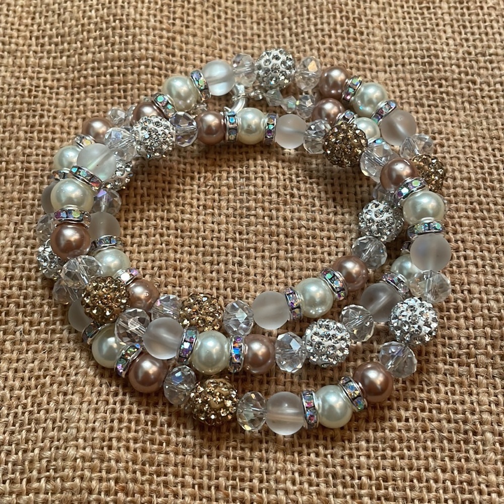 Sparkly  disco balls Glass Pearls Glass & crystal beads Sparkly gorgeous